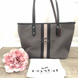 EUC COACH Jacquard City Tote